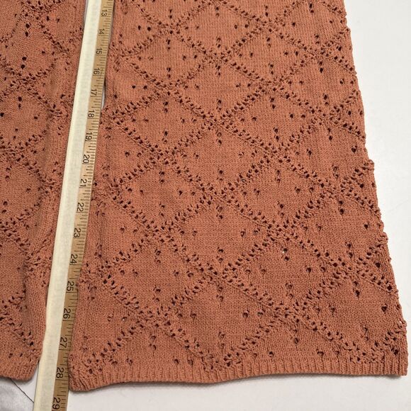 Cupshe Large Perforated Knit Wide Leg Pants Unlined Coverup Beach Womens L NWT - Picture 8 of 8